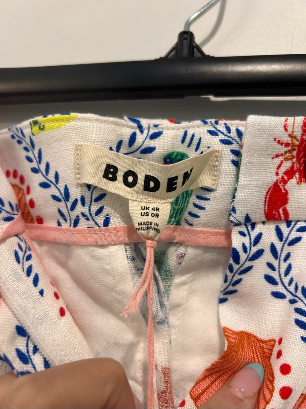 Boden Westbourne Linen Pants - Picture 4 of 5